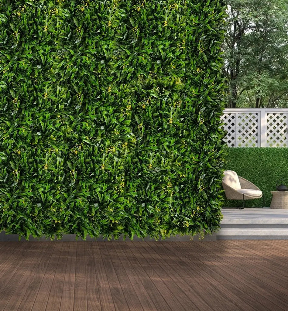 Gladiolus Orchid Artificial Wall Grass || Vertical Wall Garden || Size:40cm x 60cm || 46/26 My Store