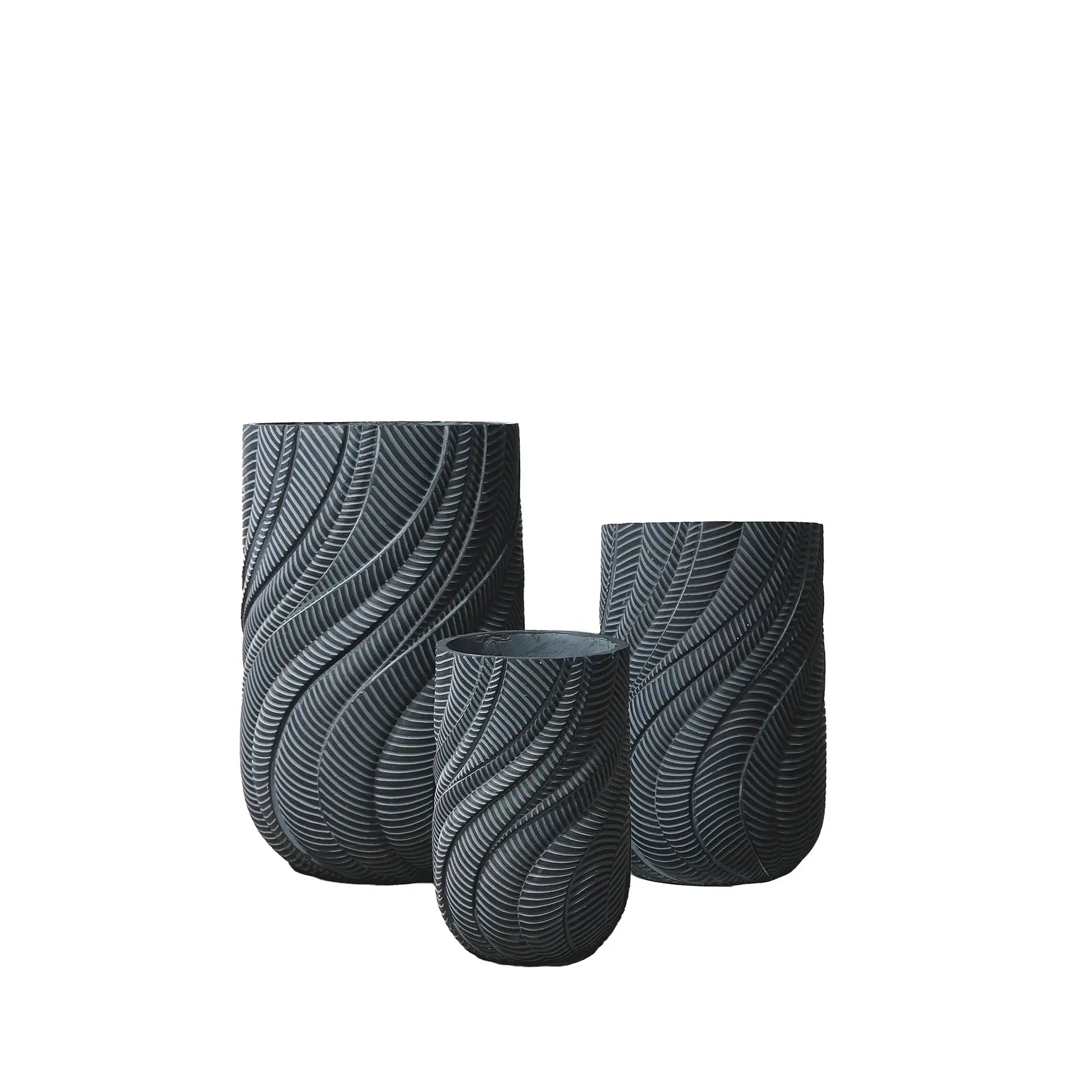 Enutrof Wave Textura Designer Planter Enutrof Decor