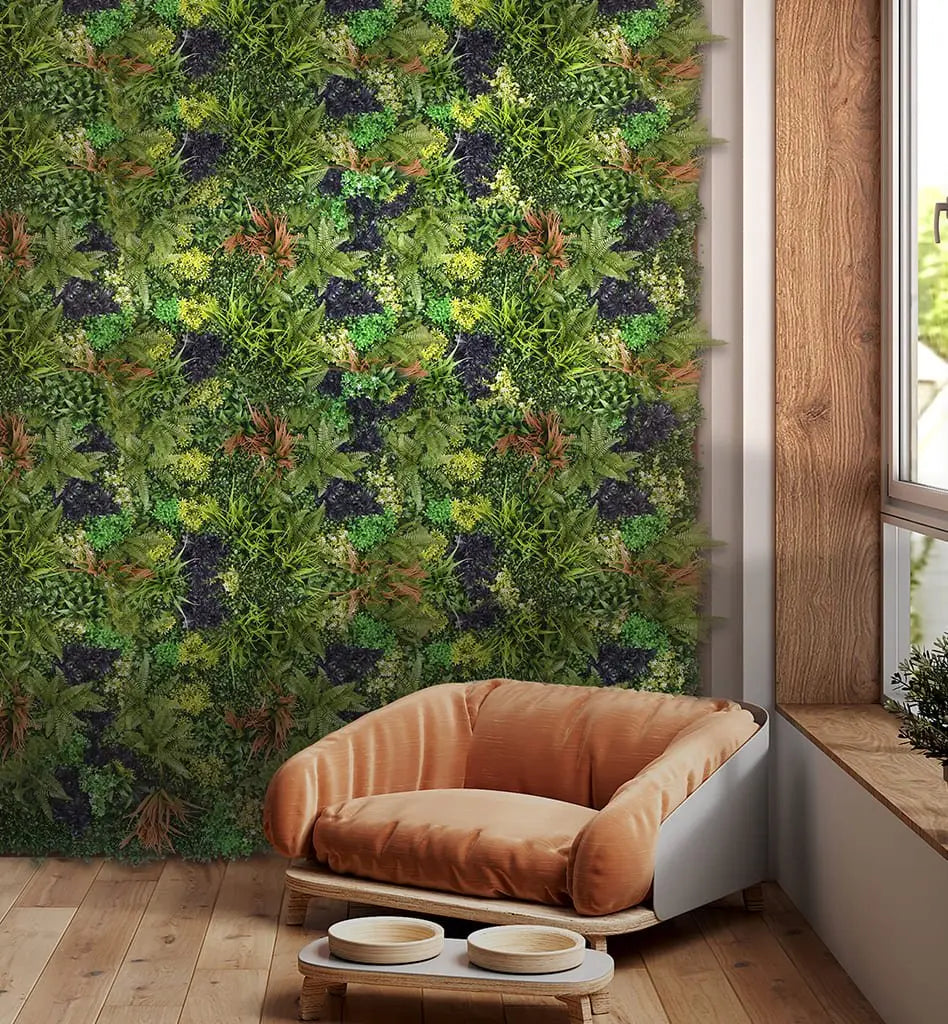 Artificial Vertical Wall Garden With Green Bush || Size: 1mtr X 1mtr || No:11/18 My Store