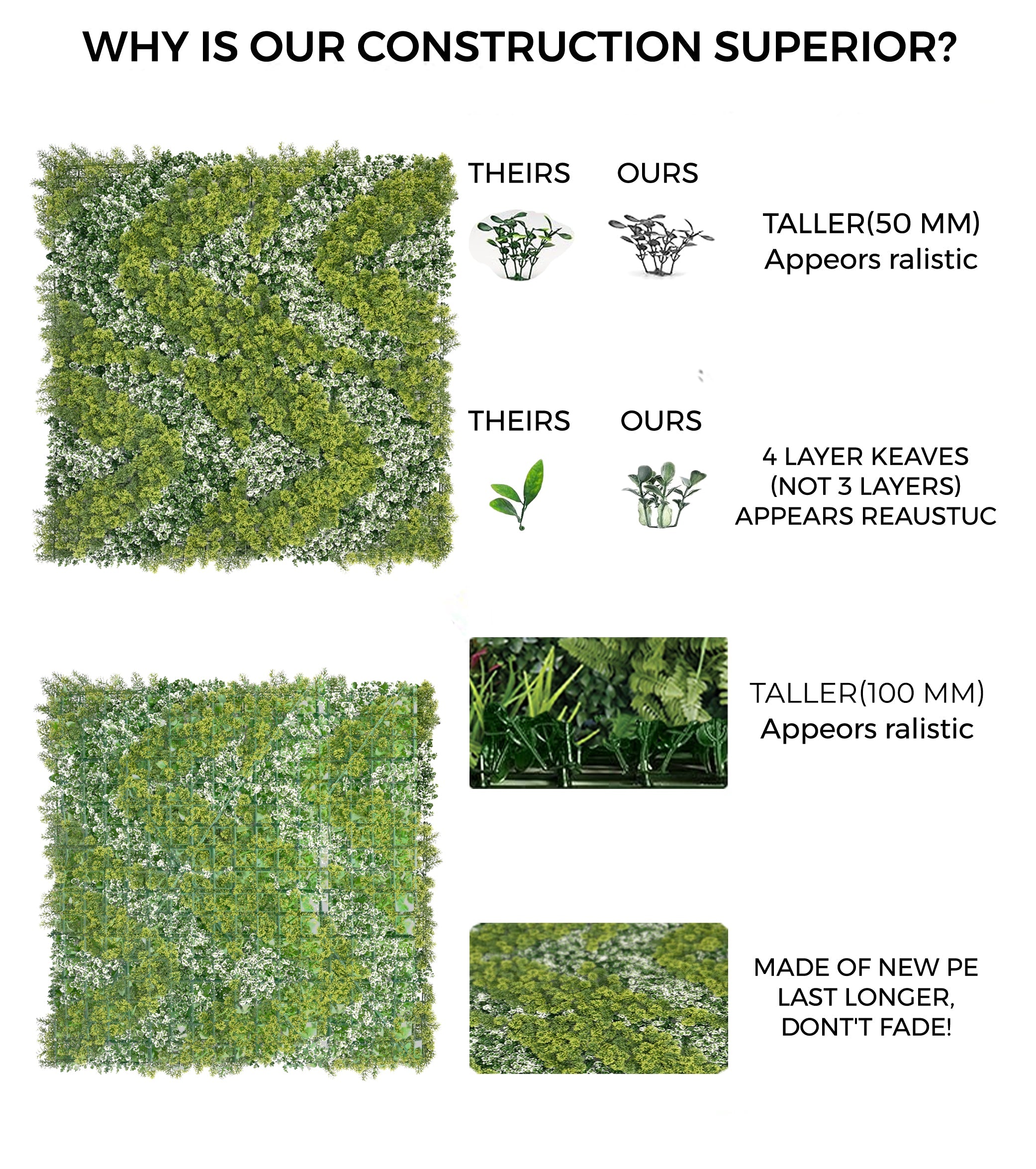Reflection D+C vertical Garden Panel Enutrof Decor
