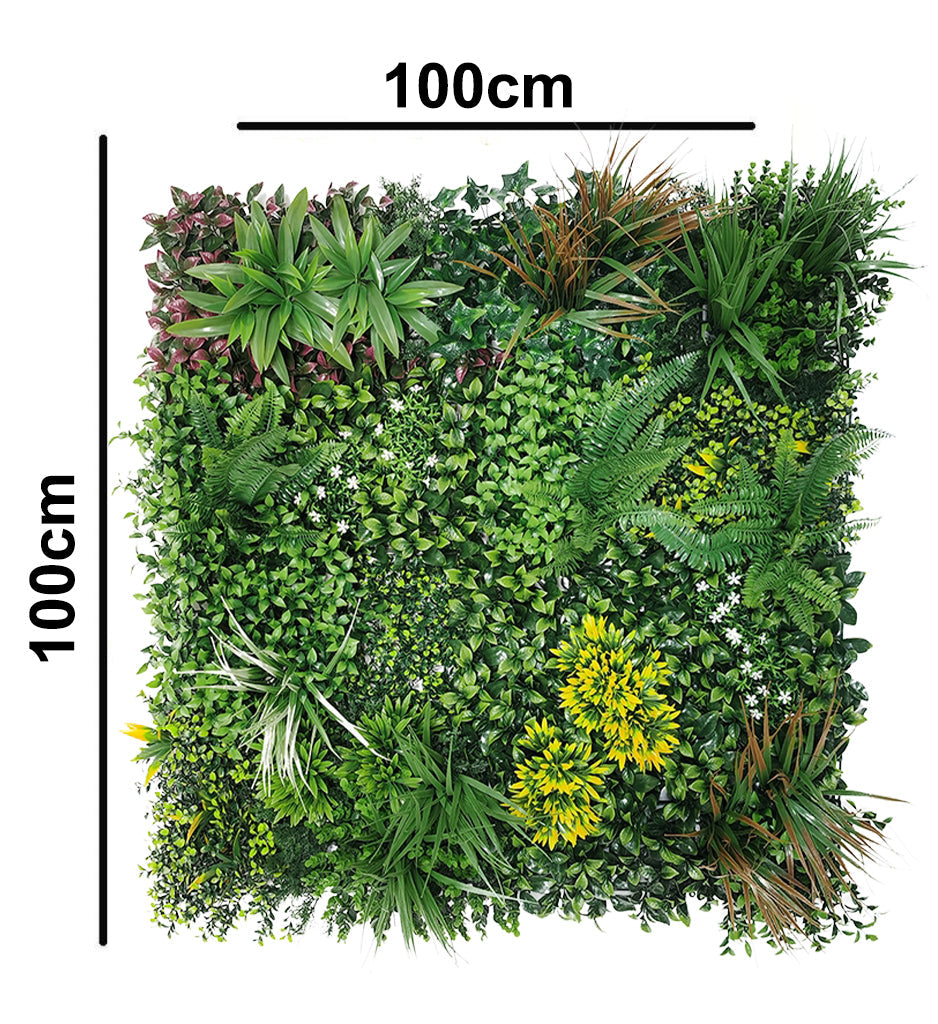Spring Vertical Garden l Artificial Grass 100*100 CM Enutrof Decor