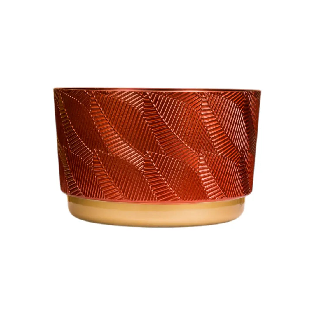 Enutrof NoirGold Geometric Plastic Planter Pot Enutrof Decor