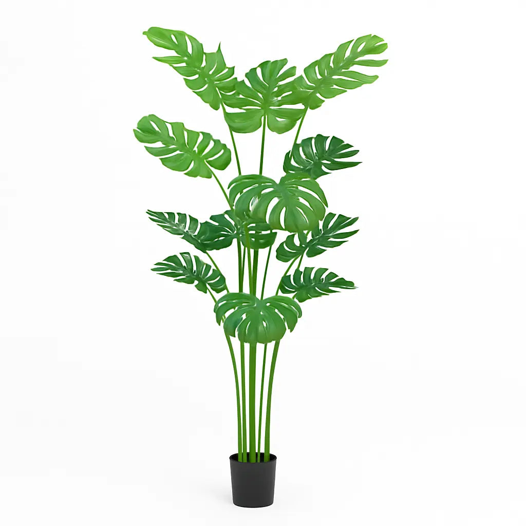 5 ft Artificial Monstera Plant | Realistic Tropical Indoor Décor Enutrof Decor