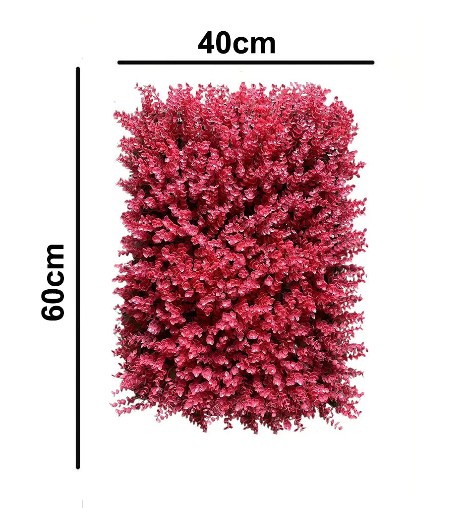 Artificial Pink Vertical Grass Mat – 40x60 CM | Wall Decor Panel Enutrof Decor