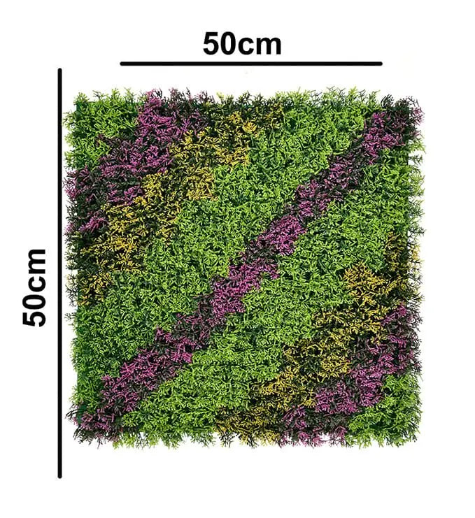 Artificial Vertical Garden Wall Size: 50cm x 50cm || No:55/26 My Store
