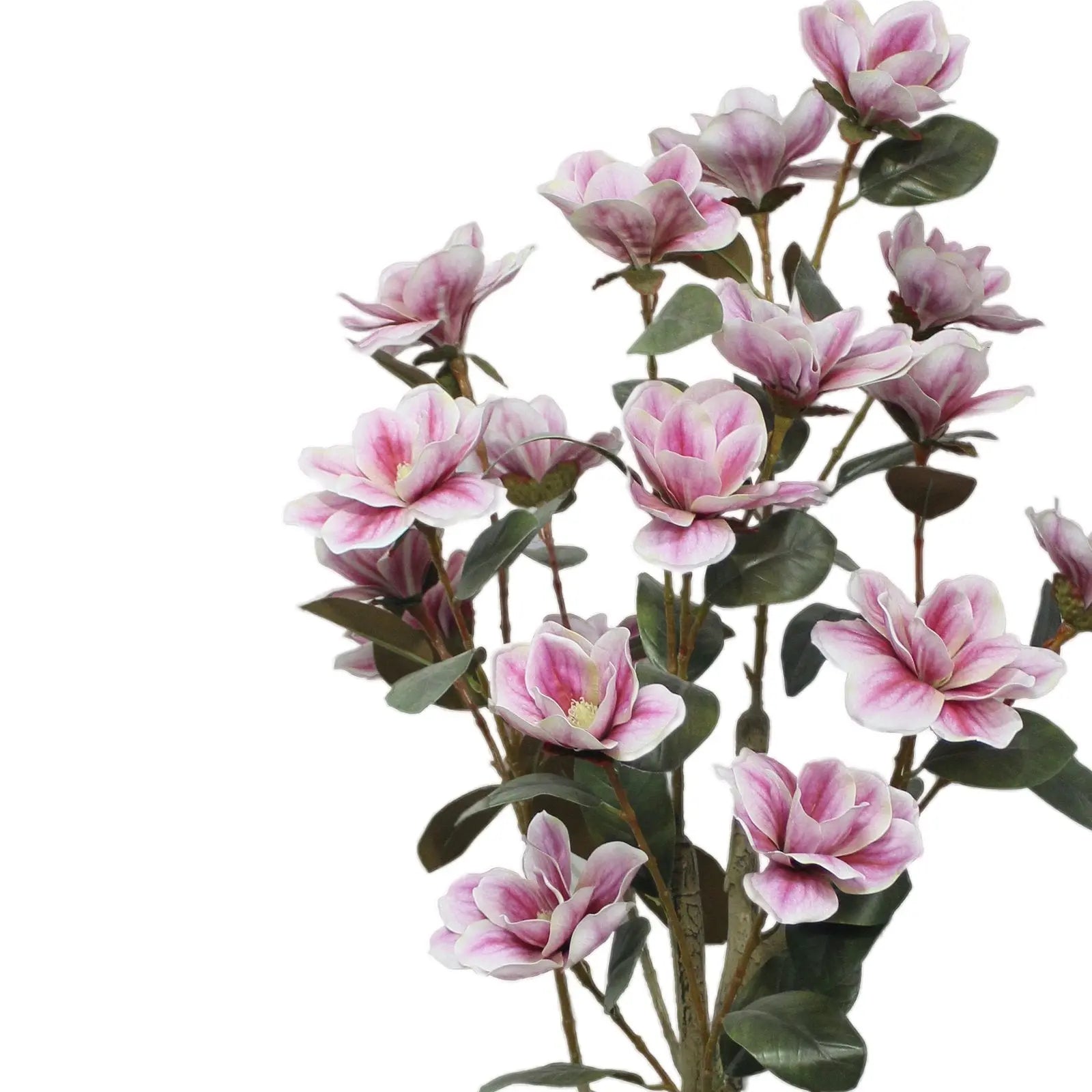 Mangolia Flower Tree Artificial Plants With Basic White Pot ||130cm Height My Store