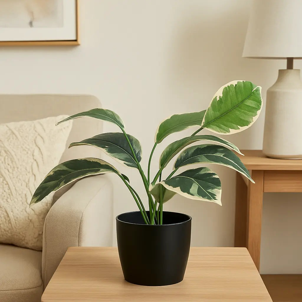 Petalshue Real Touch Artificial Plant for Home Decor with Pot Enutrof Decor