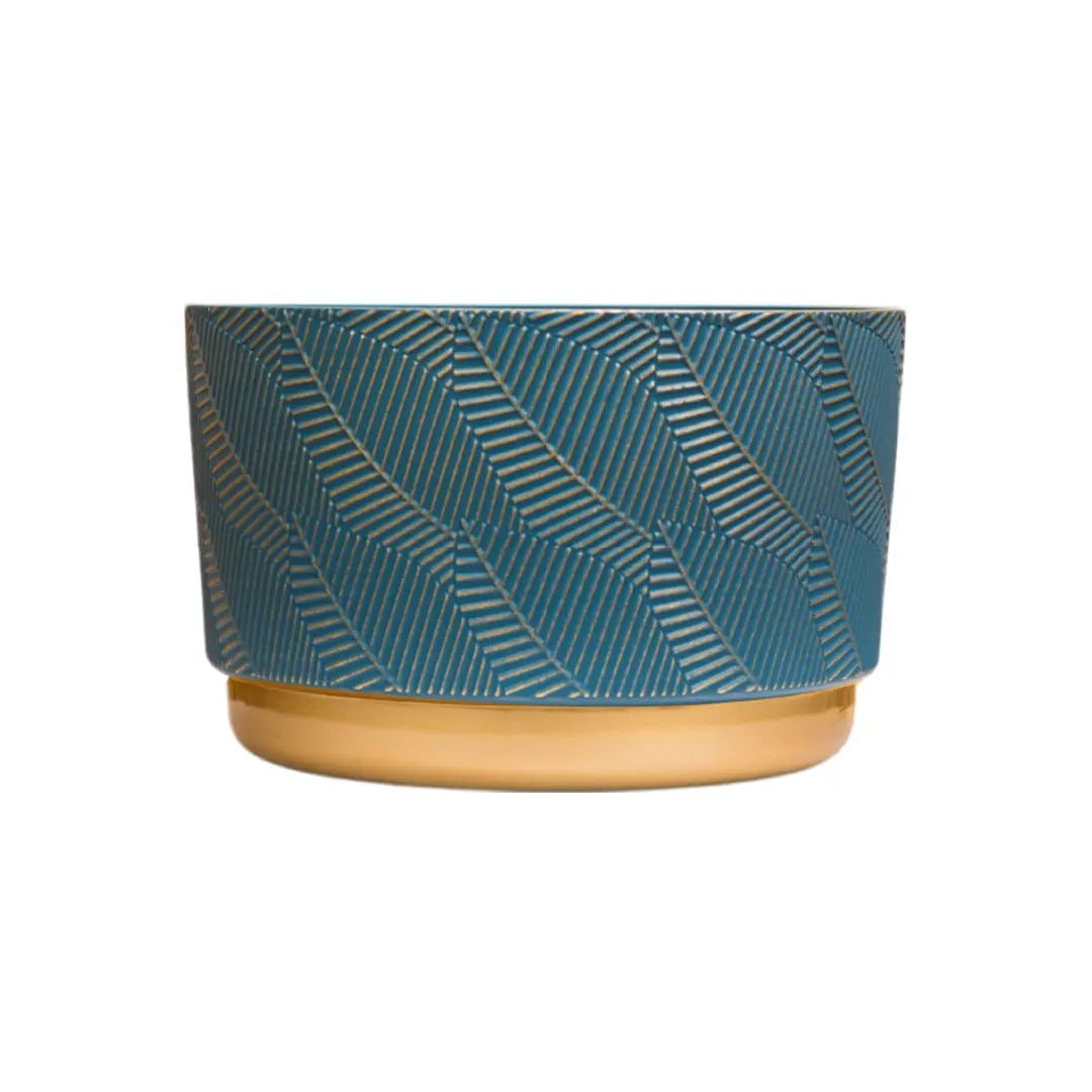 Enutrof NoirGold Geometric Plastic Planter Pot Enutrof Decor