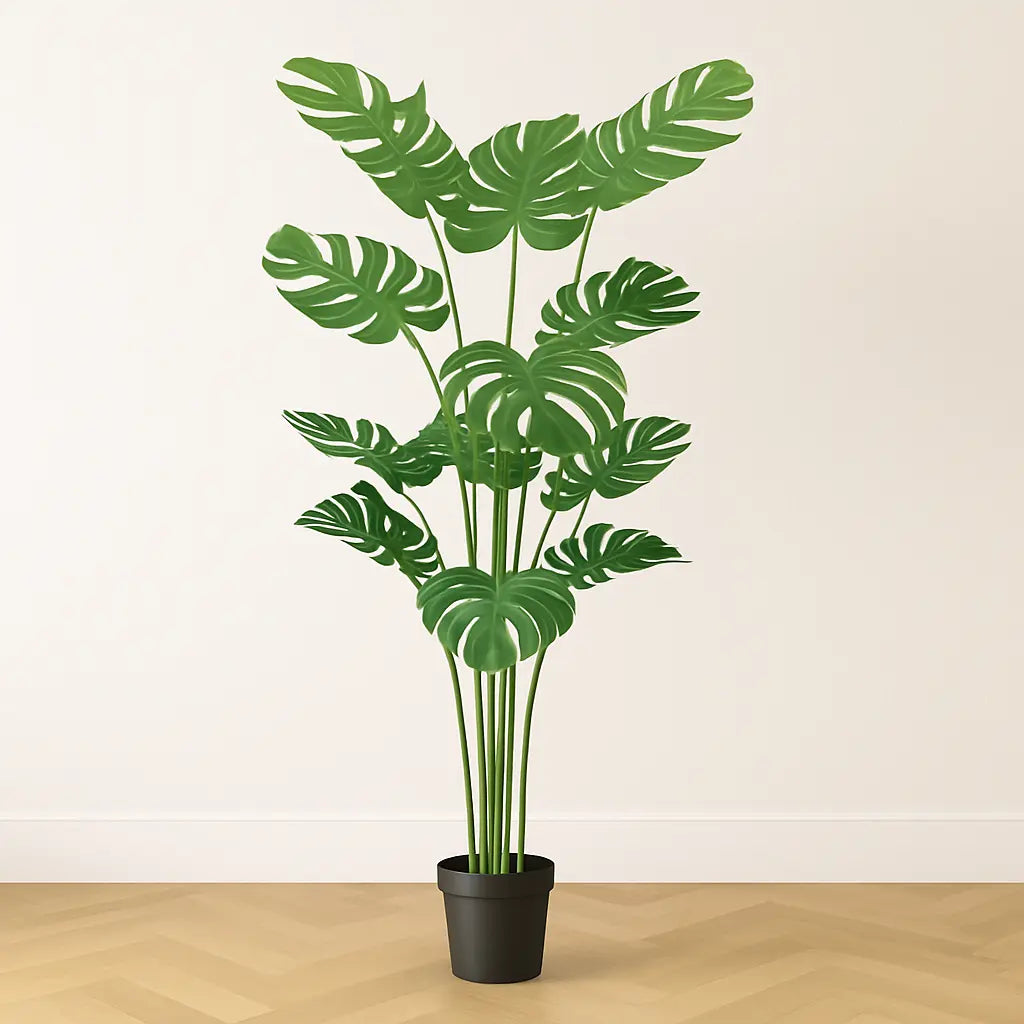 5 ft Artificial Monstera Plant | Realistic Tropical Indoor Décor