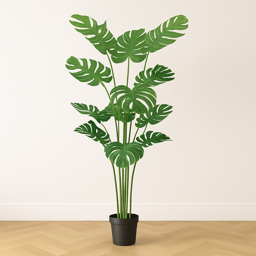 5 ft Artificial Monstera Plant | Realistic Tropical Indoor Décor Enutrof Decor