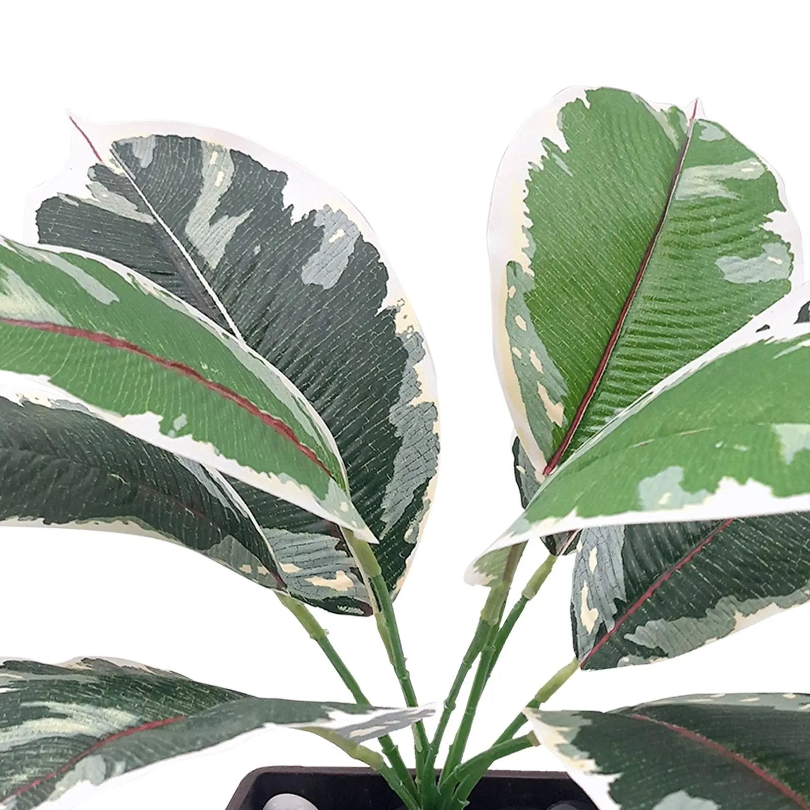Petalshue Plant Real Touch Artificial With Basic Pot || Size:32 Cm|| Color: Green My Store