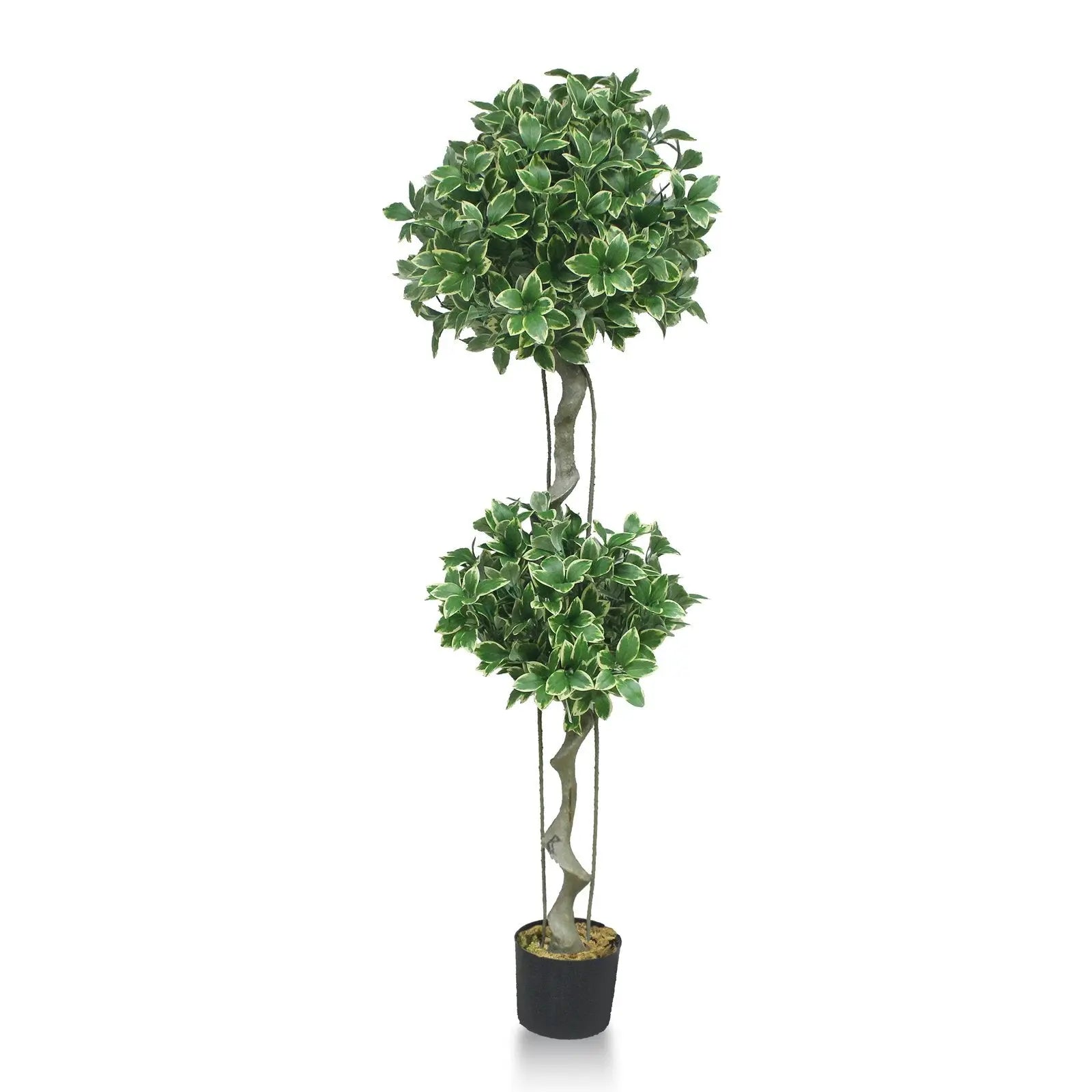 Lorbeer Artificial Tall Plant With Basic White Pot My Store