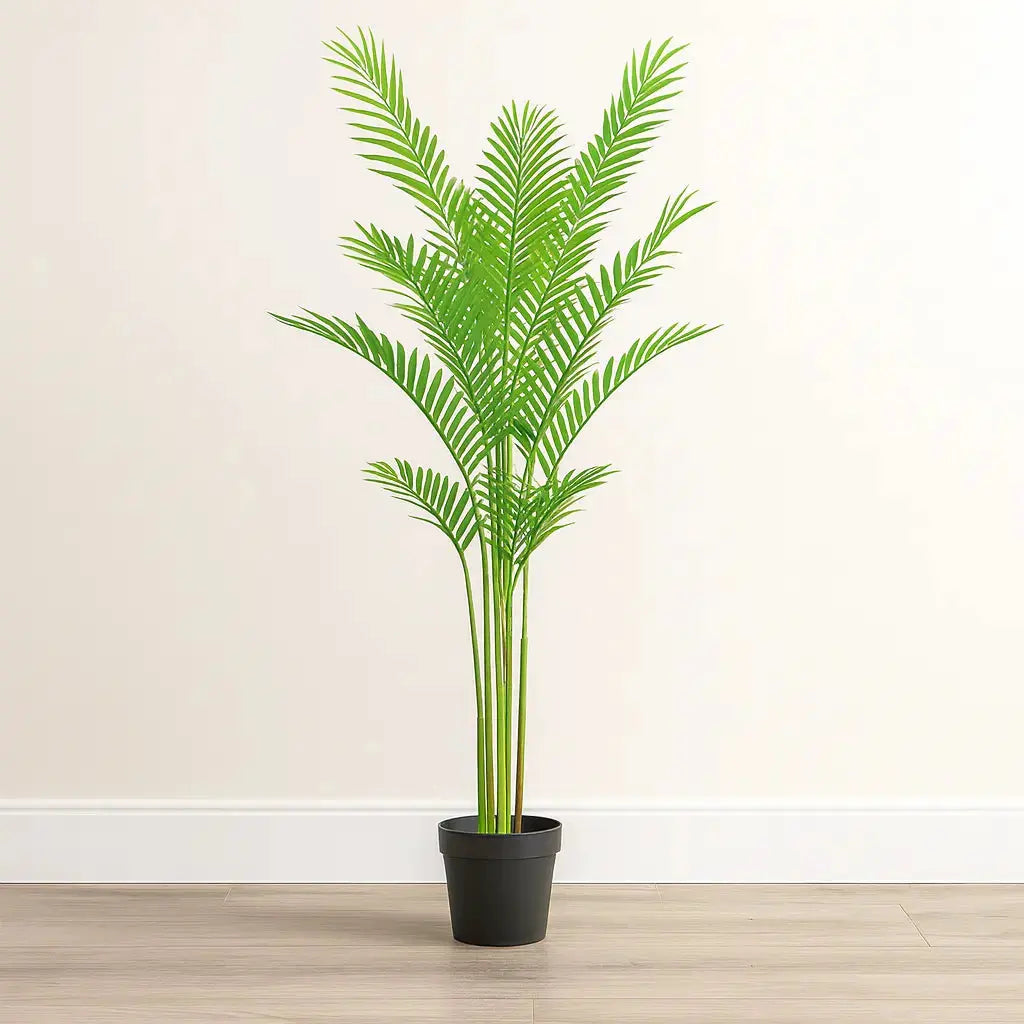 6 ft Artificial Areca Palm Plant | Realistic Tall Tropical Indoor Décor Enutrof Decor