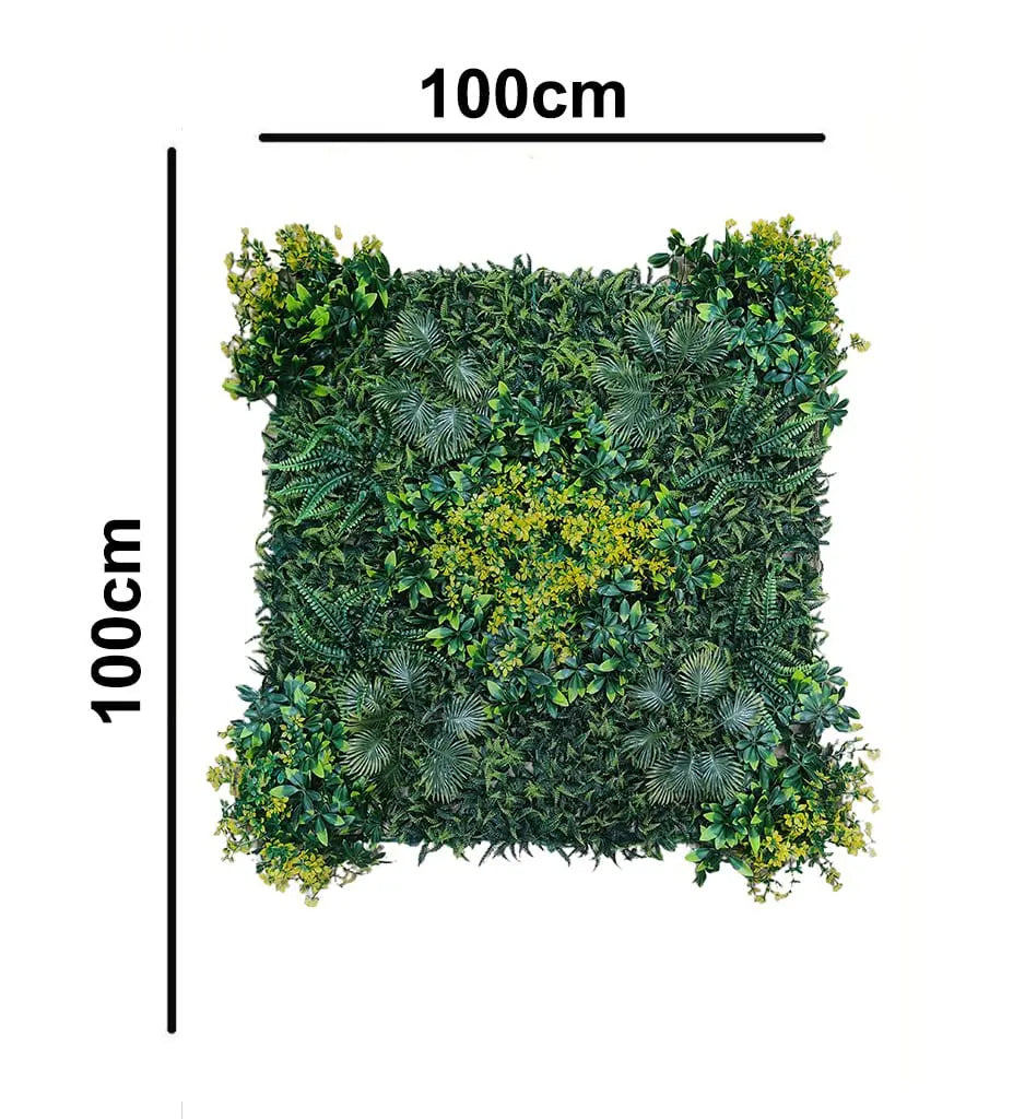 Artificial Wall Grass With Yellowish Green Tone || Veritcal Wall Garden || Size: 1mtr x 1mtr || No:11/04 My Store