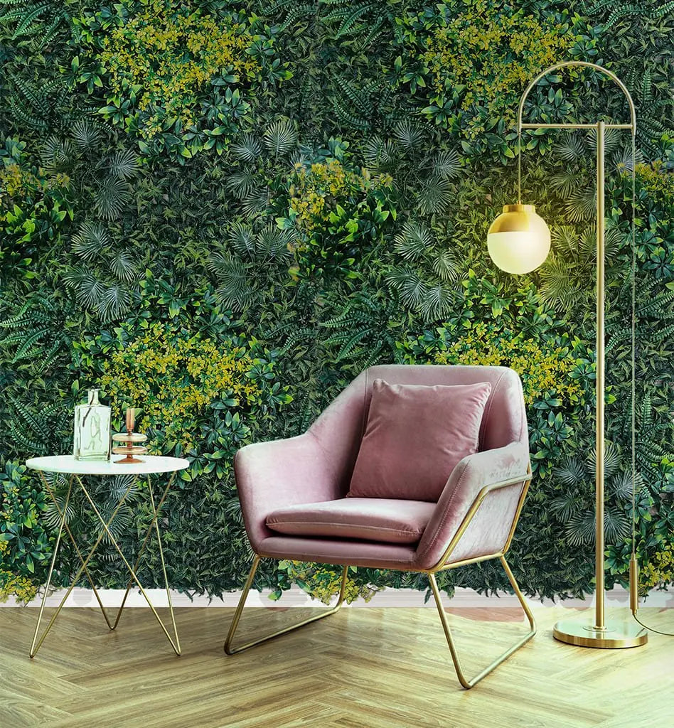 Artificial Wall Grass With Yellowish Green Tone || Veritcal Wall Garden || Size: 1mtr x 1mtr || No:11/04 My Store