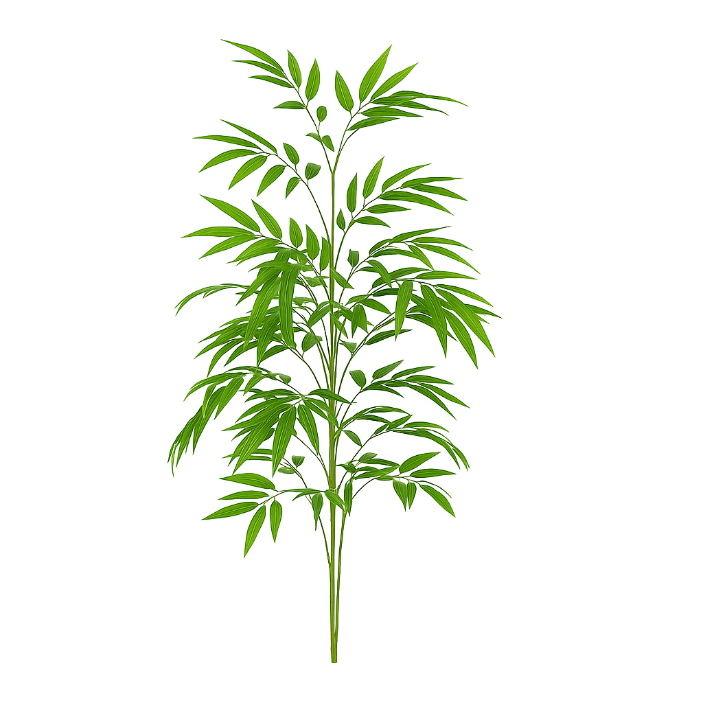 4.7 ft Artificial Bamboo Tree | Realistic Indoor Plant Decor Enutrof Decor