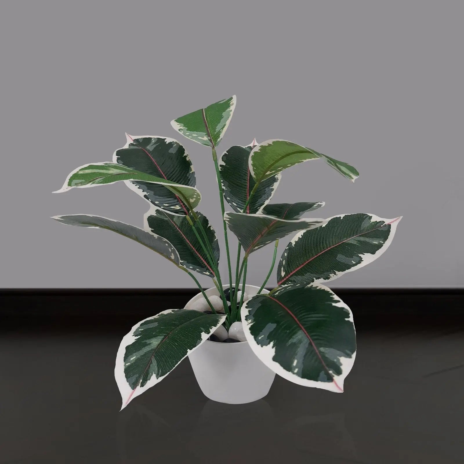 Petalshue Plant Real Touch Artificial With Basic Pot || Size: 45Cm || Color: Green My Store