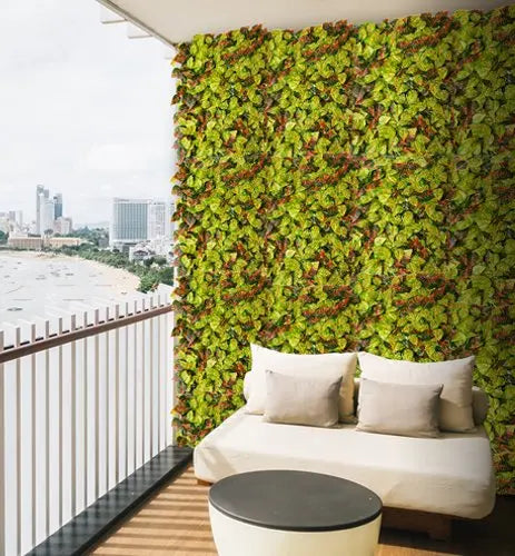 Pretty Garden Blooms Artificial Wall Grass || Vertical Garden for Wall || Size:40cm x 60cm || 46/22 My Store