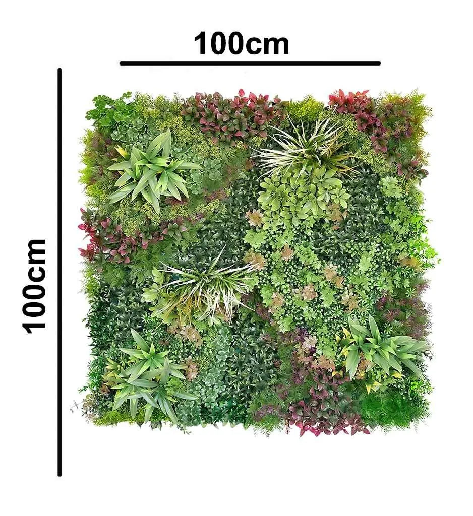 Artificial Wall Grass with Green Bush || Size: 1mtr X 1mtr || No:11/16 My Store