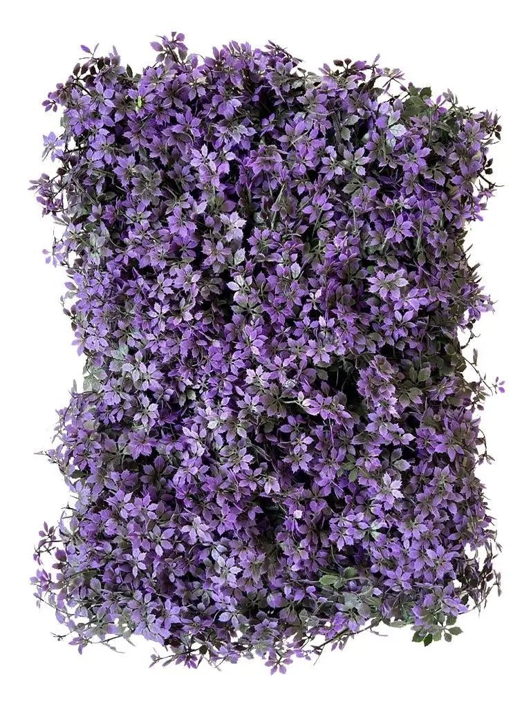 Blooming Purple Perennials Artificial Wall Grass || Vertical Garden Wall || Size:40cm x 60cm || 46/12 My Store