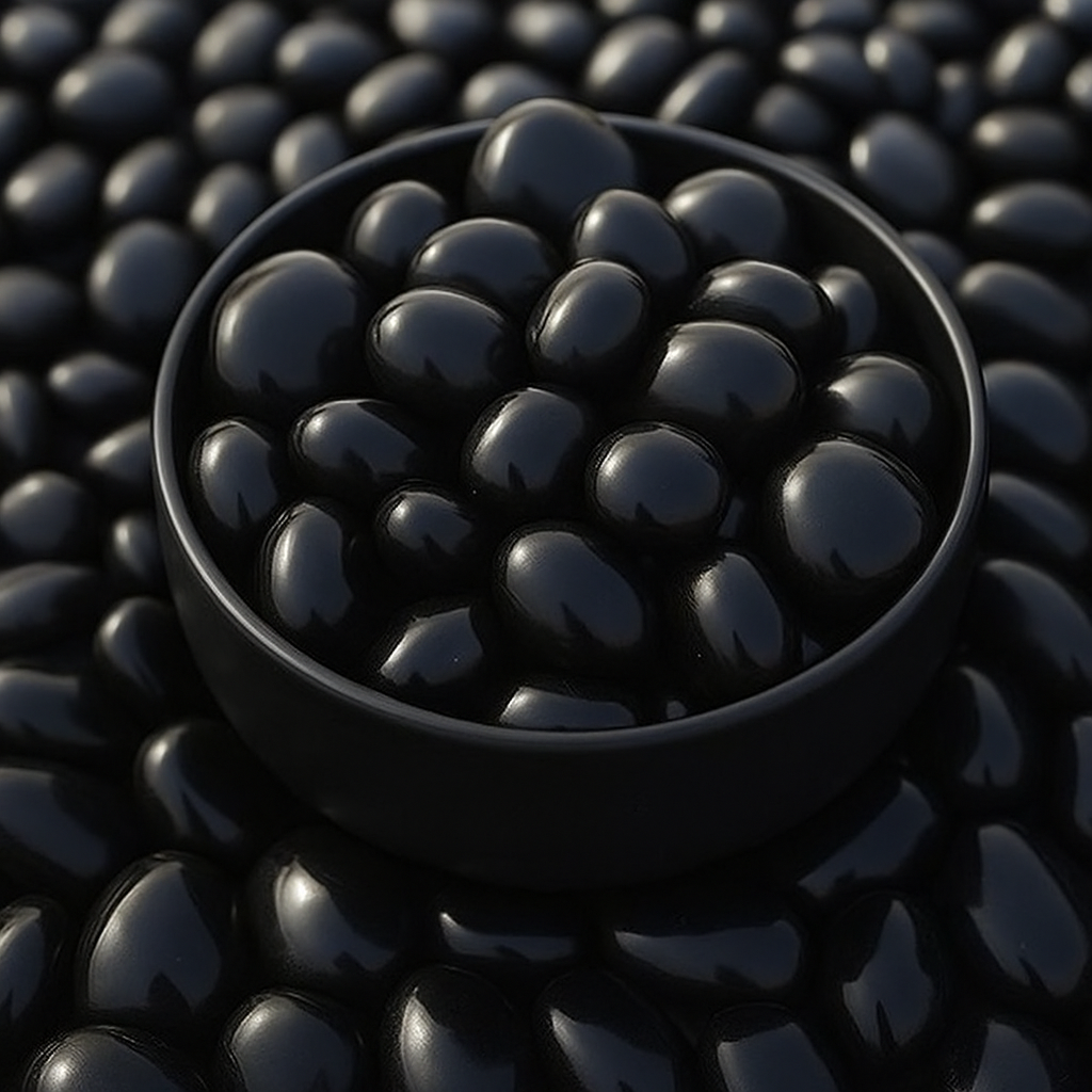 Black Polished Pebbles | Premium Glossy Decorative Stones (per kgs) Enutrof Decor