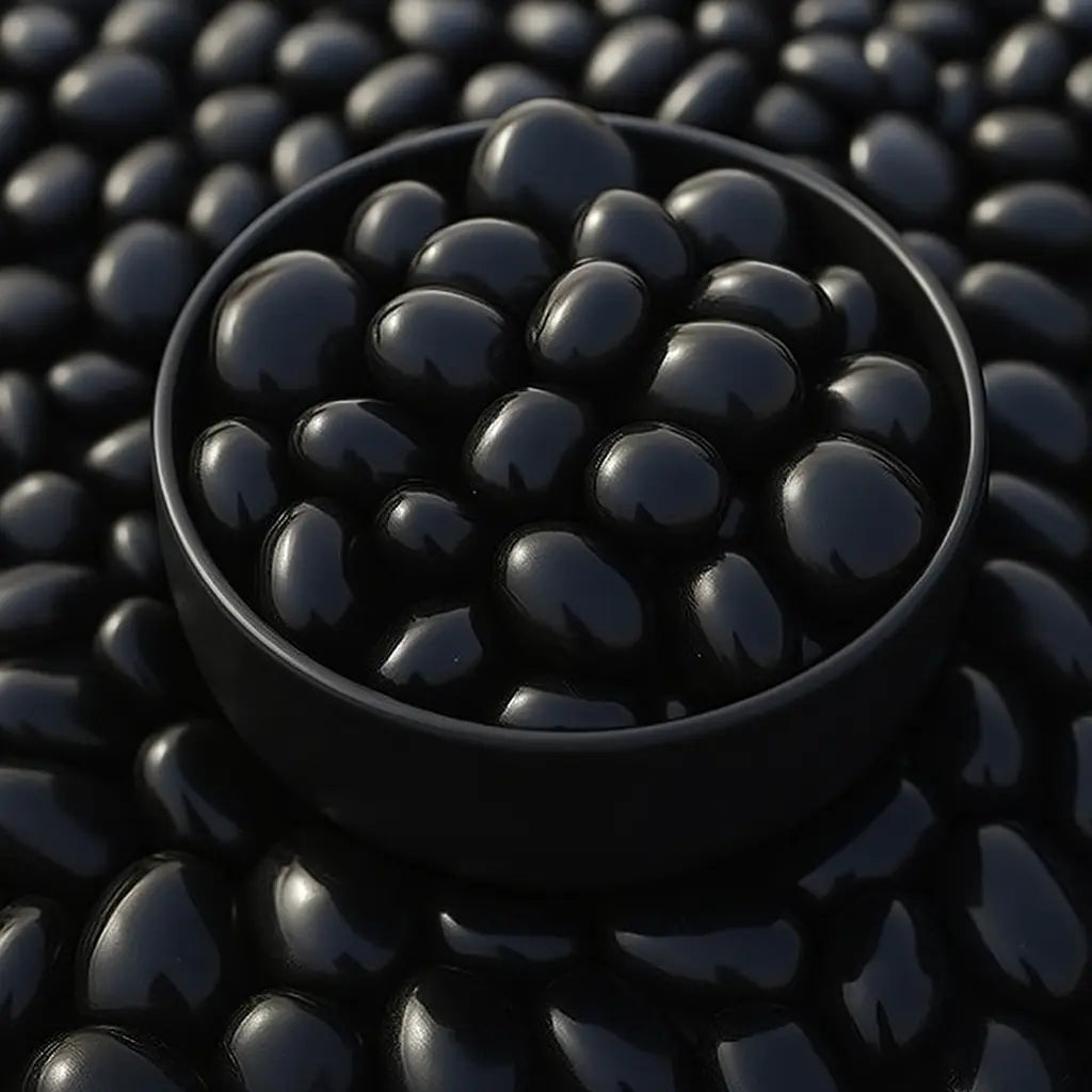 Black Polished Pebbles | Premium Glossy Decorative Stones Enutrof Decor