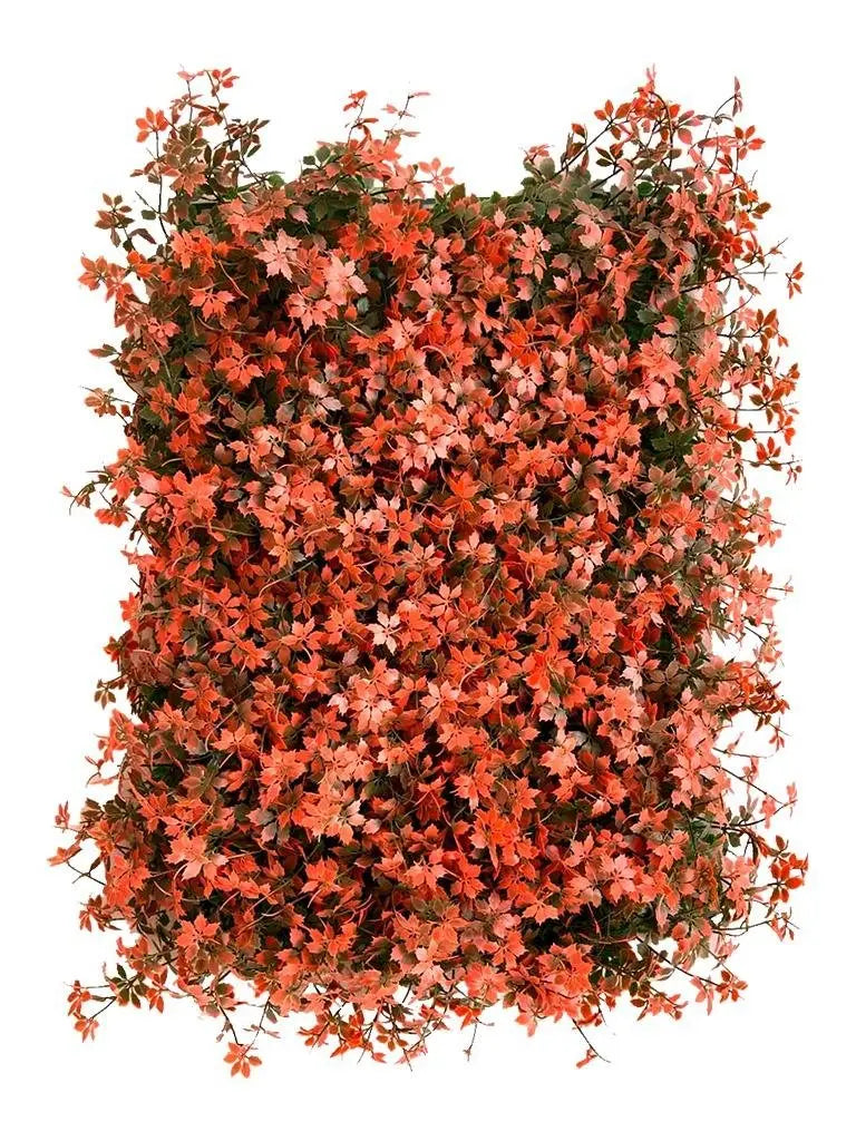 Cosmos Tangerine Artificial Grass For Wall || Vertical garden for Wall || Size:40cm x 60cm || 46/15 My Store