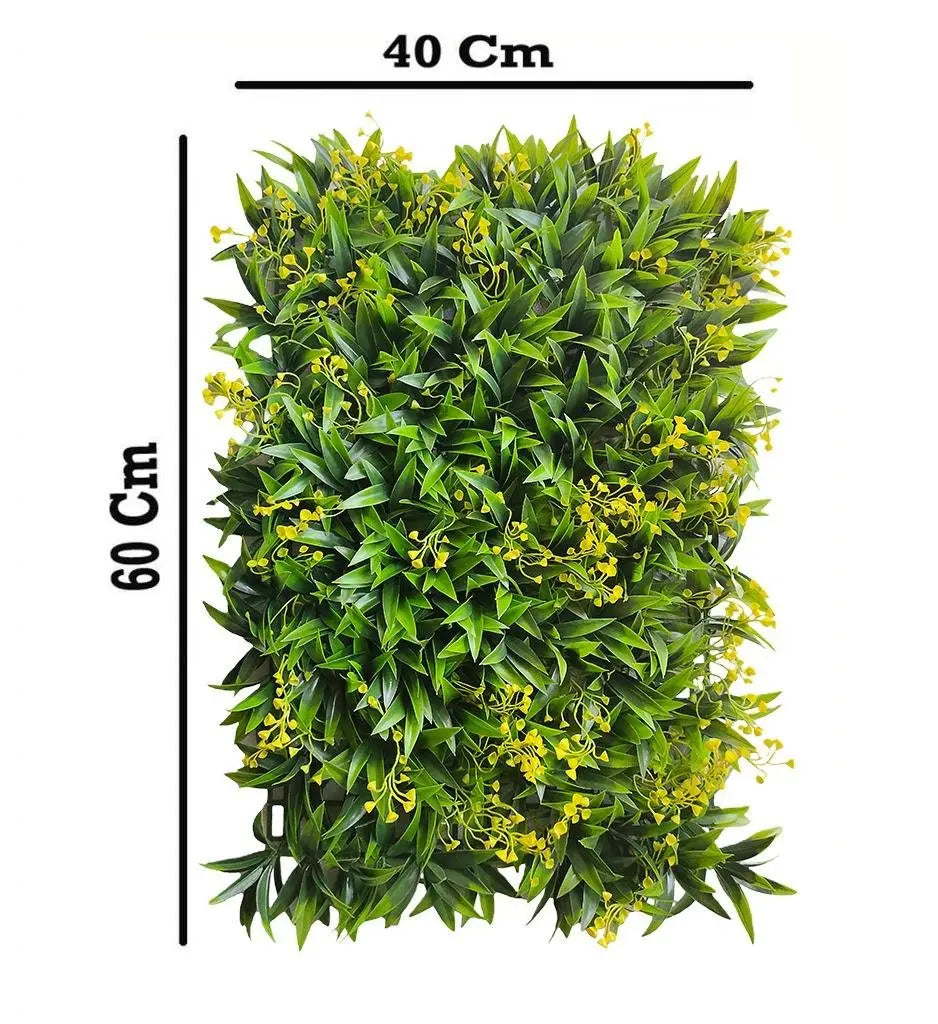Gladiolus Orchid Artificial Wall Grass || Vertical Wall Garden || Size:40cm x 60cm || 46/26 My Store