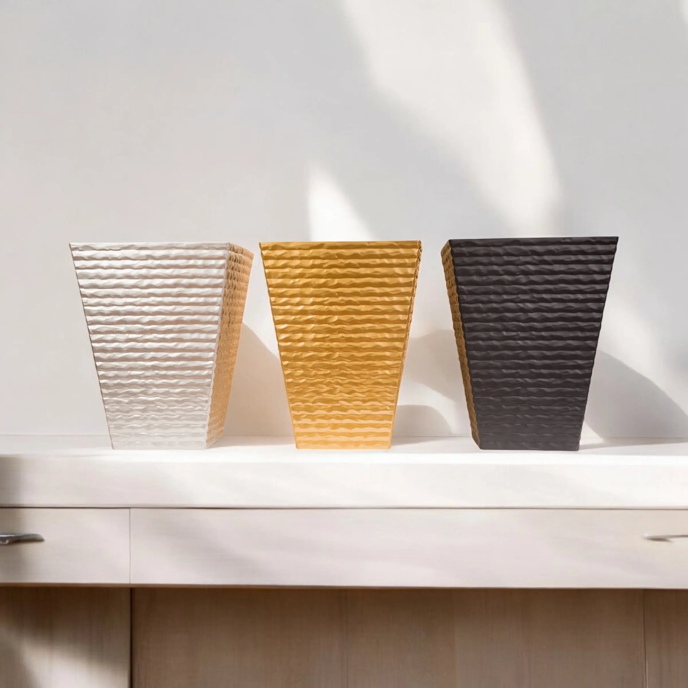 Modern Wall Square Basin Pot Enutrof Decor
