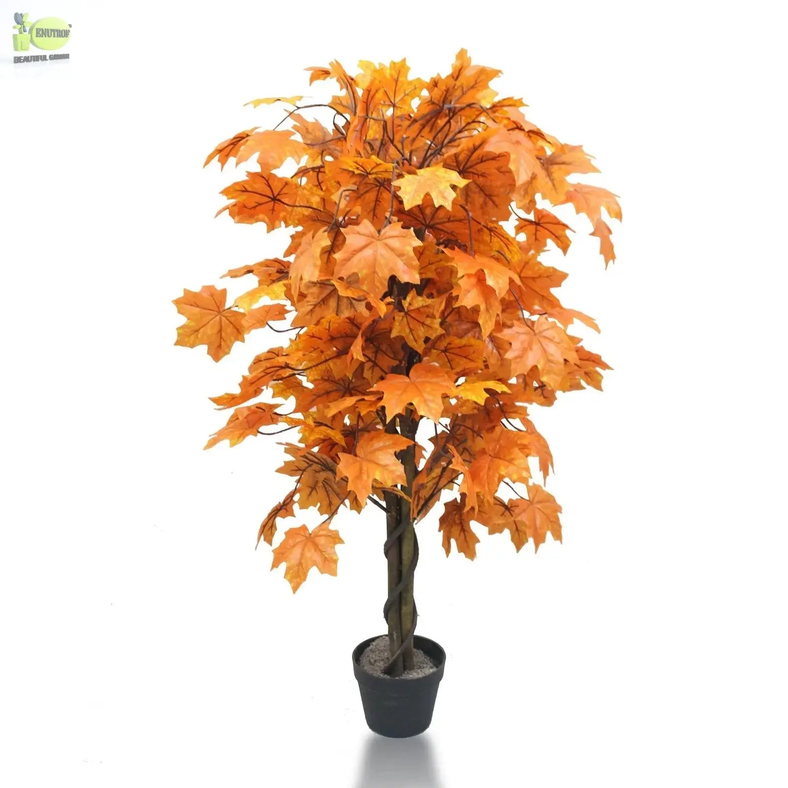 Phoenix Tree Plant Tall Artificial Plant With Basic White Pot || 120cm Height My Store