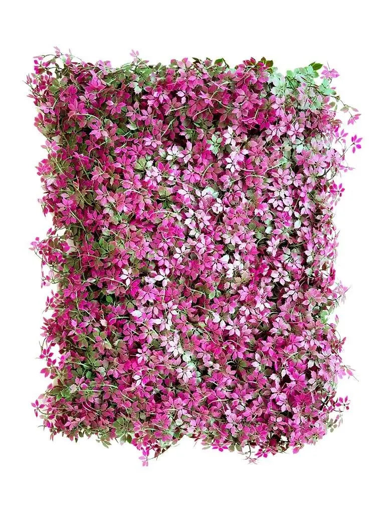 Pretty Pink Primrose Artificial Wall Grass || Vertical Garden Wall || Size:40cm x 60cm || 46/13 My Store