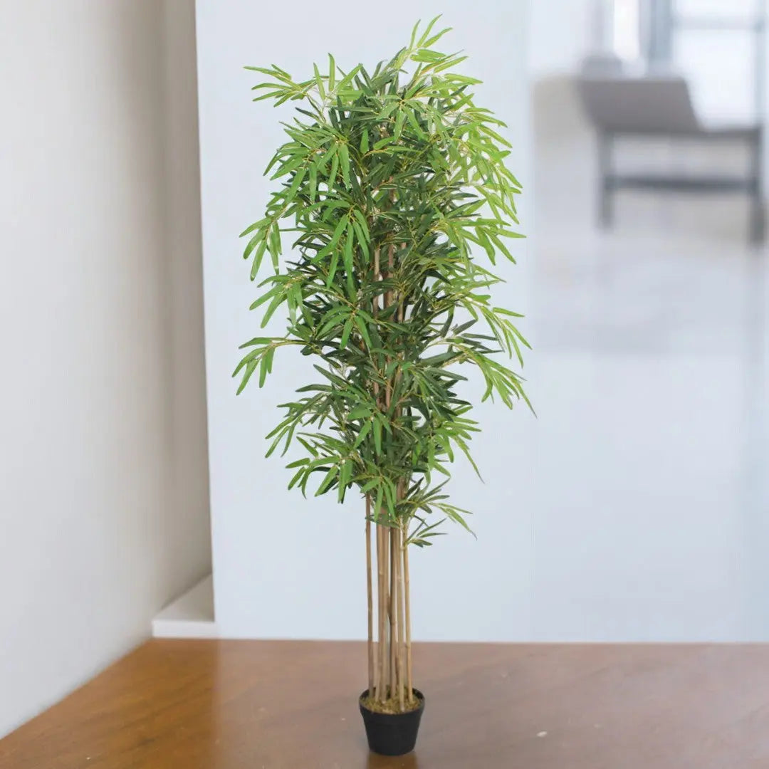 Peva Bamboo Artificial Plant – 180 CM | Indoor Green Bamboo Enutrof Decor