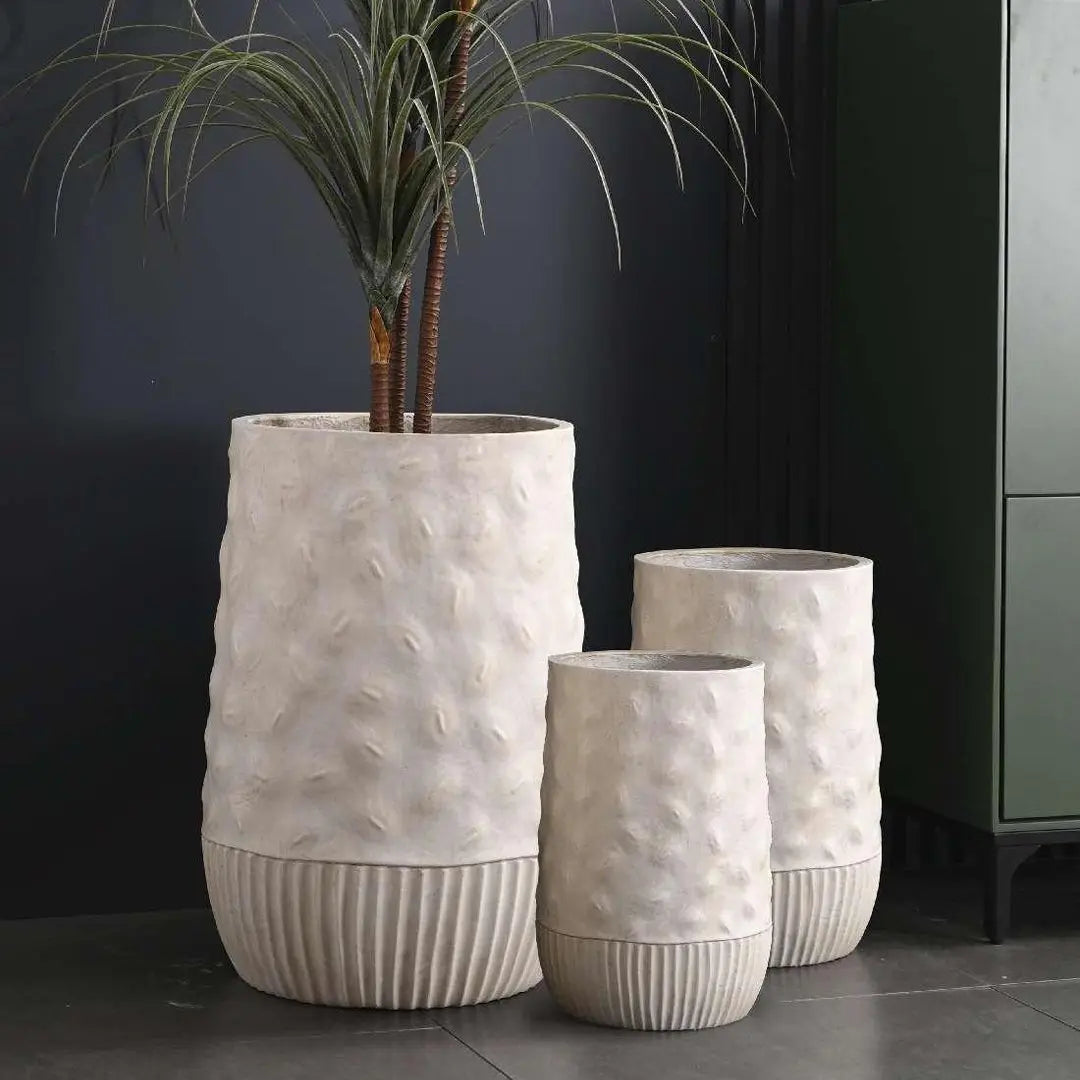 Cream bubble Fiber Pot My Store