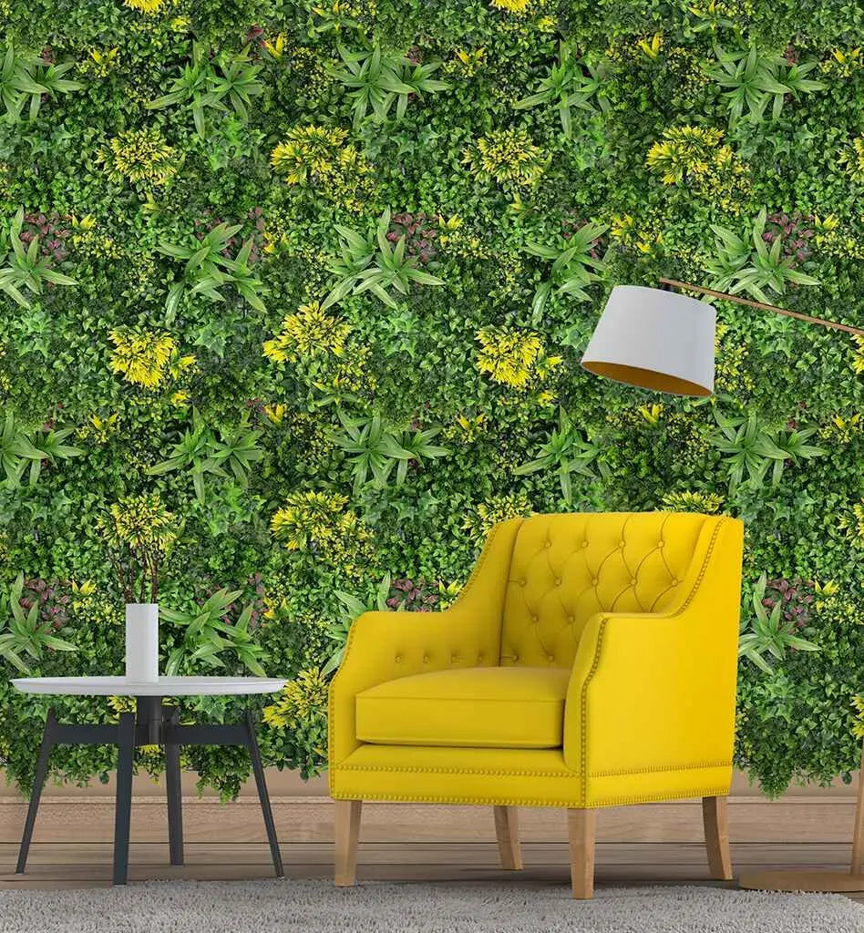 Artificial Vertical Garden With Green Bush || Size: 1mtr X 1mtr || No:11/17 My Store