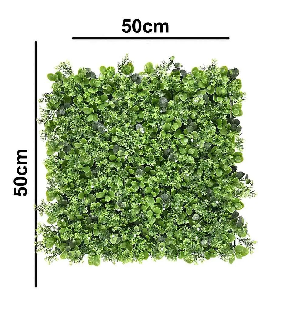 Artificial Vertical Garden: Artificial Wall Grass Size: 50cm x 50cm || No:55/29 My Store