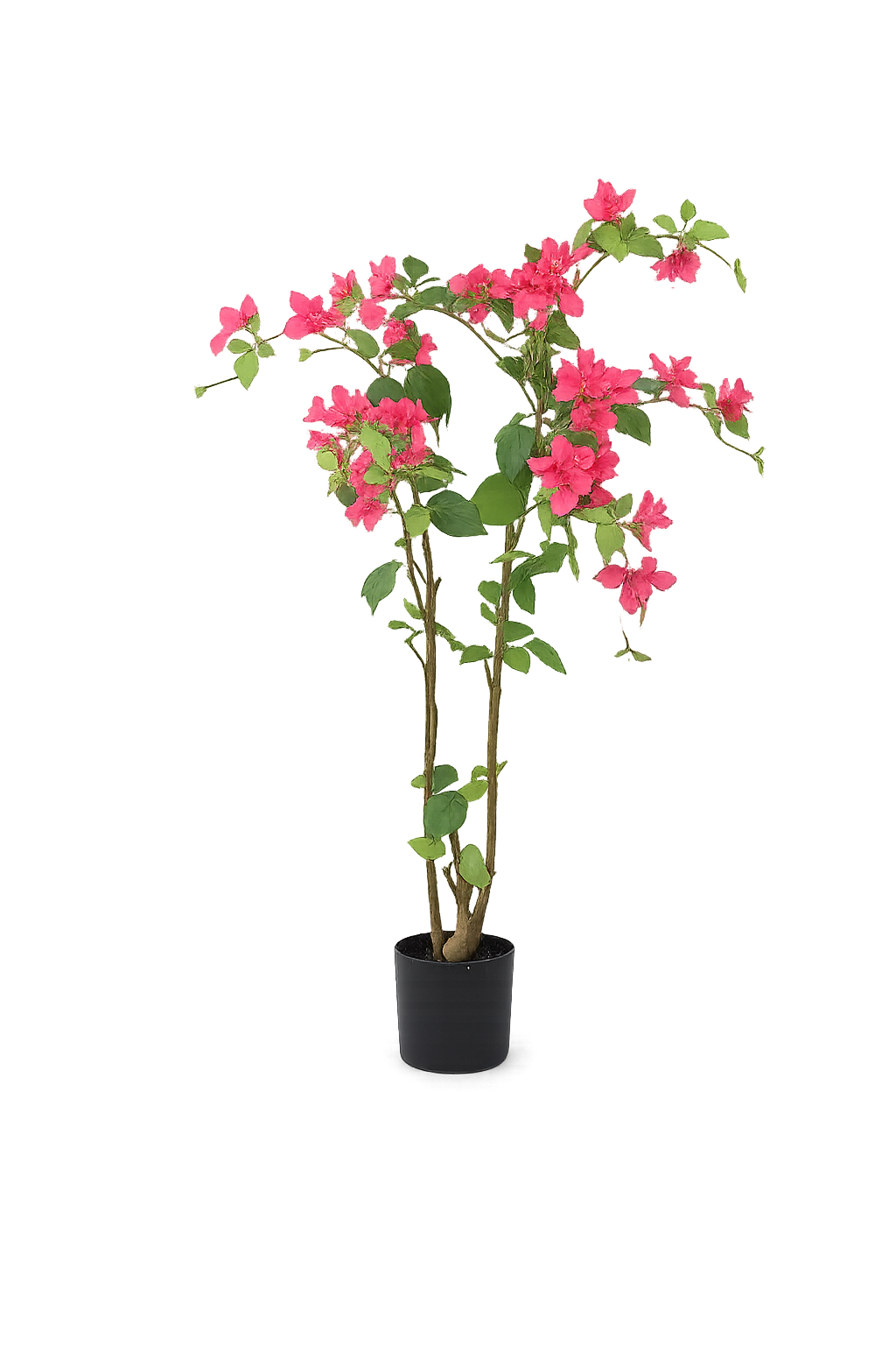 ENUTROF Artificial Pink Bougainvillea Plant – 120cm Fake Flowering Tree for Home & Event Decor ENUTROF