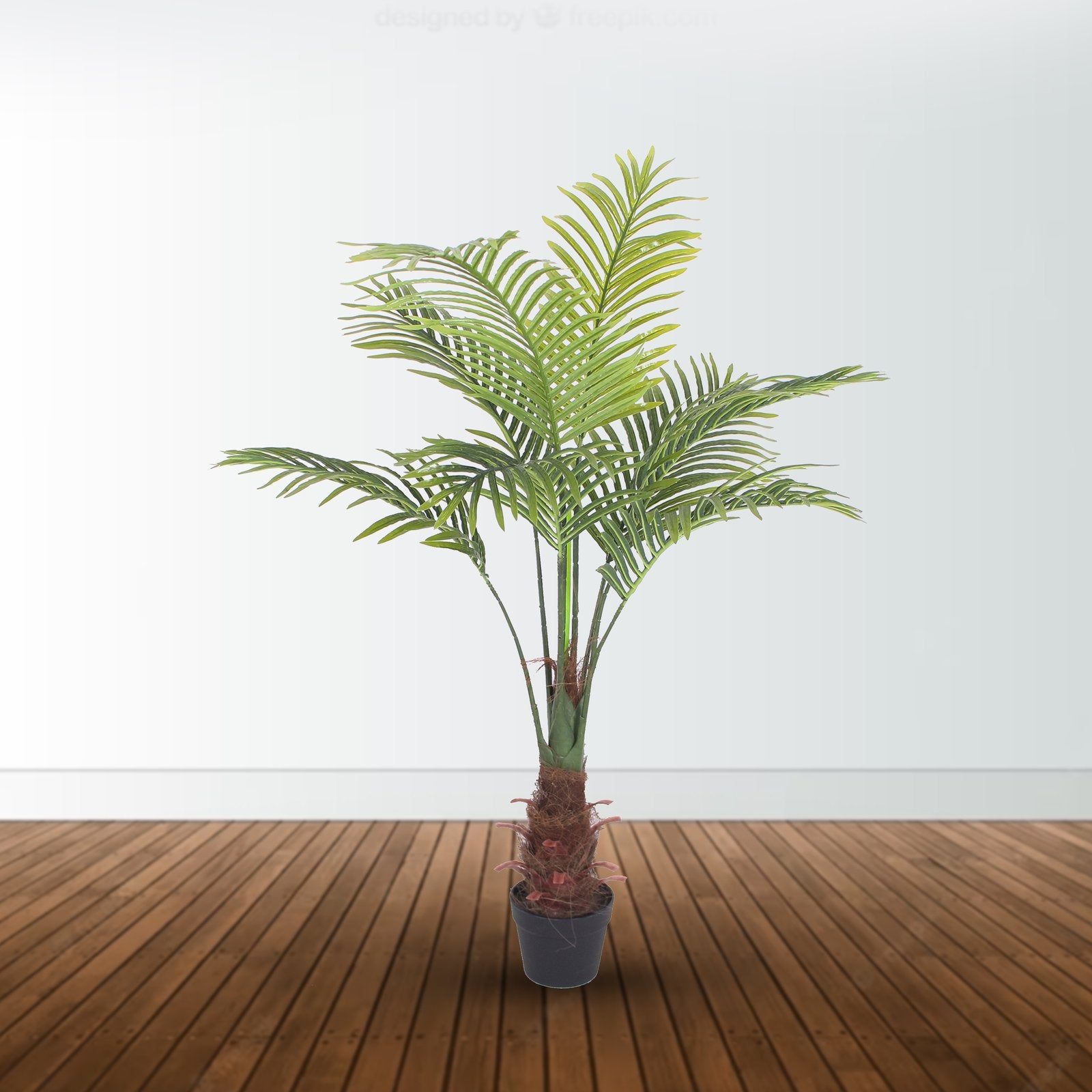 Palm Artificial plants With Basic White Pot || 120 Cm Height