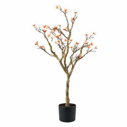 ENUTROF Artificial Cherry Blossom Bare Branch Tree – 120cm Fake Sakura Plant for Home Decor ENUTROF