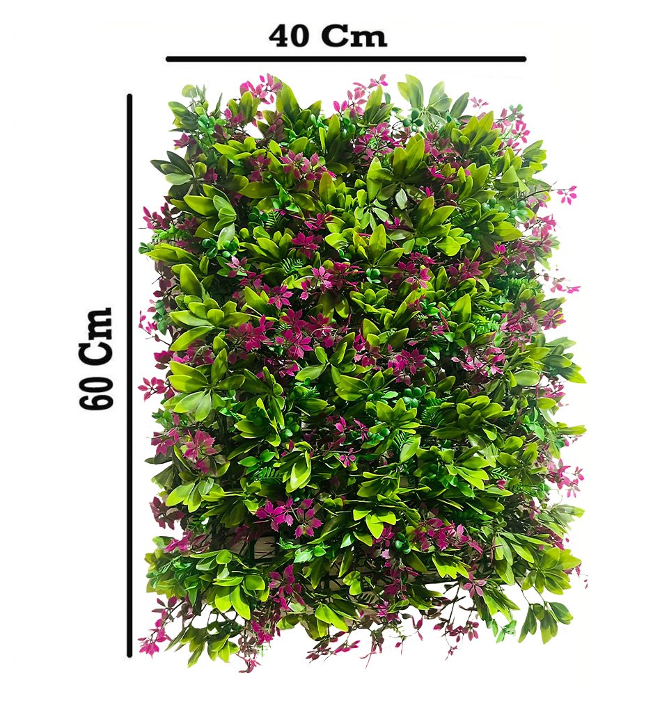 Orchids Glow Artificial Wall Grass || Vertical Wall Garden || Size:40cm x 60cm ||46/18