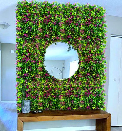 Orchids Glow Artificial Wall Grass || Vertical Wall Garden || Size:40cm x 60cm ||46/18