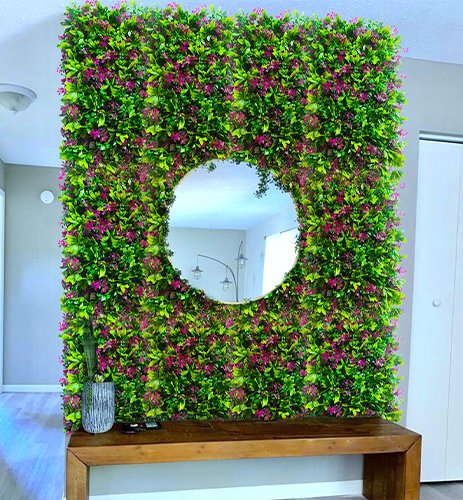 Orchids Glow Artificial Wall Grass || Vertical Wall Garden || Size:40cm x 60cm ||46/18