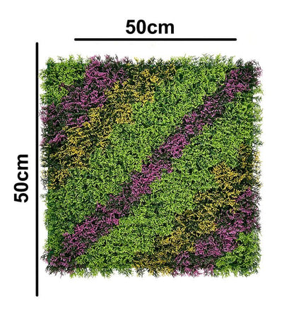 Artificial Vertical Garden Wall Size: 50cm x 50cm || No:55/26