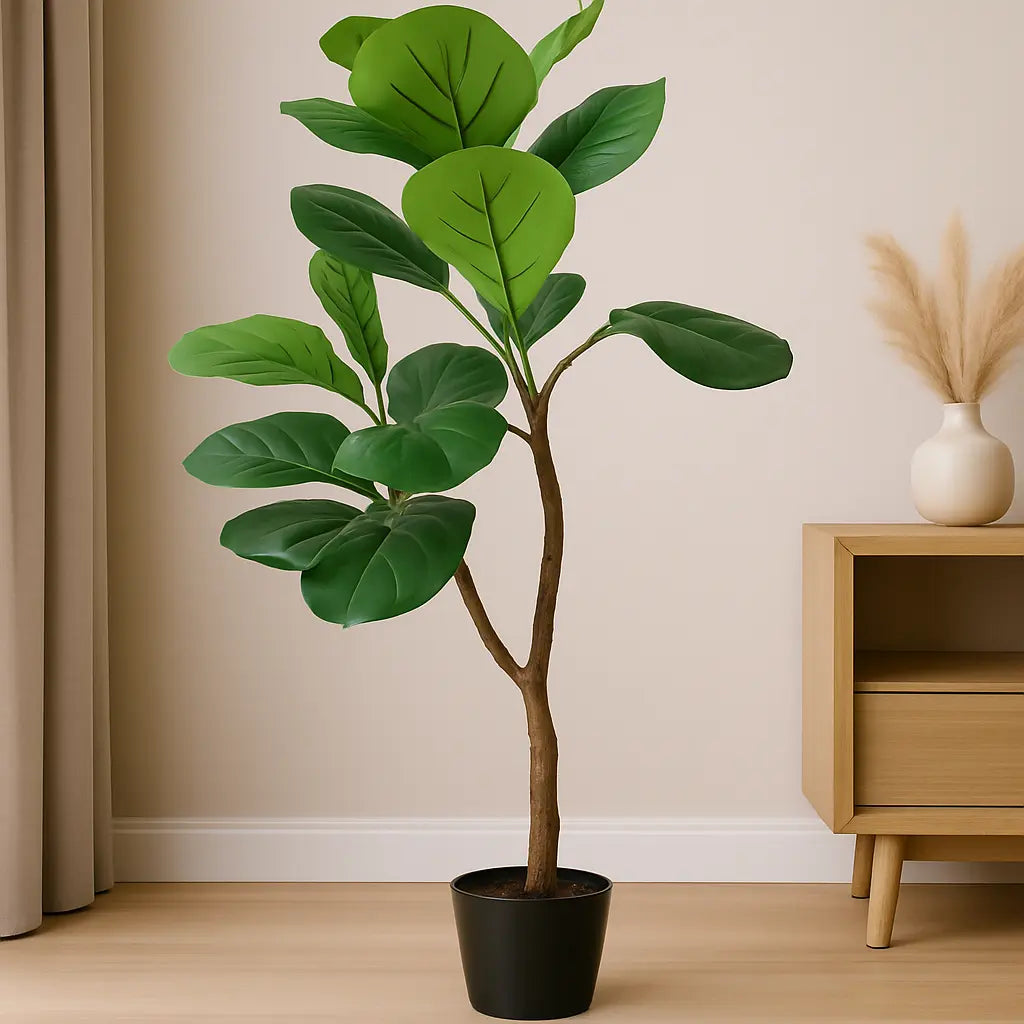 Artificial Fiddle Tree for Home & Office Décor (120cm) Enutrof Decor