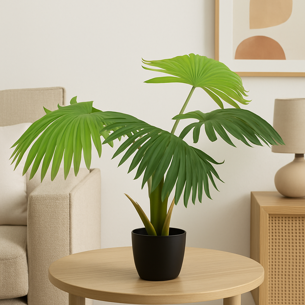 Palm Artificial Plant with Pot – 75cm Height Enutrof Decor