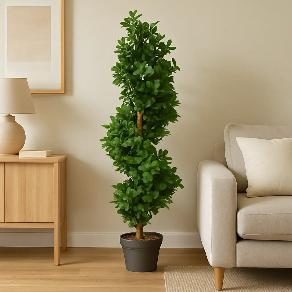 Tall Lorbbier Artificial Plant with Pot for Home & Office Décor (150cm) Enutrof Decor