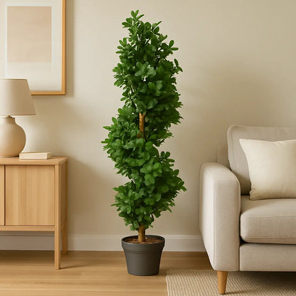 Tall Lorbbier Artificial Plant with Pot for Home & Office Décor (150cm) Enutrof Decor