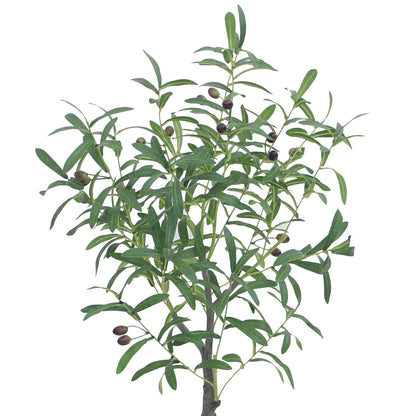 Olive Artificial Plants With Basic White Pot ||85cm Height