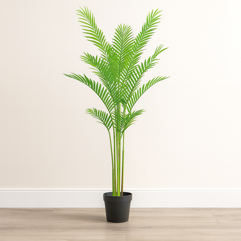 6 ft Artificial Areca Palm Plant | Realistic Tall Tropical Indoor Décor Enutrof Decor