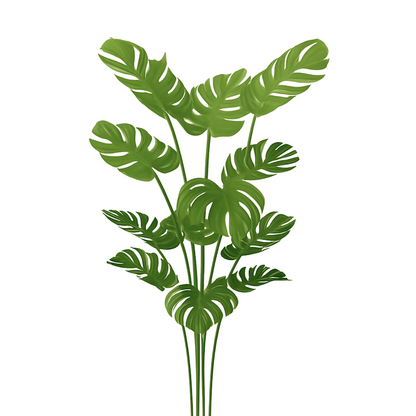 5 ft Artificial Monstera Plant | Realistic Tropical Indoor Décor Enutrof Decor