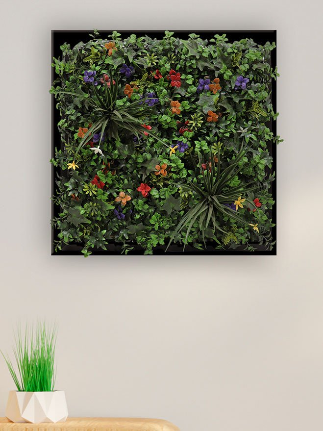 Colorful Flower Vertical Frame For Wall (57×57 CM)